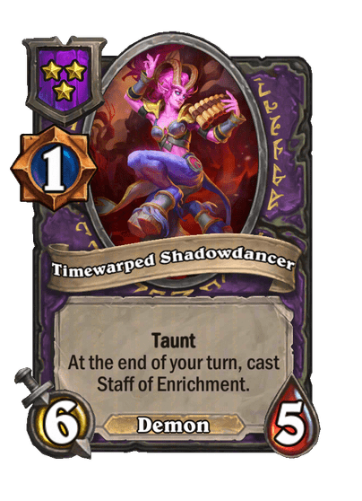 Timewarped Shadowdancer Hearthstone kártya