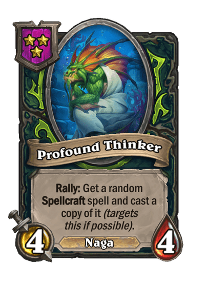 Profound Thinker Hearthstone kártya
