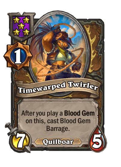 Timewarped Twirler Hearthstone kártya
