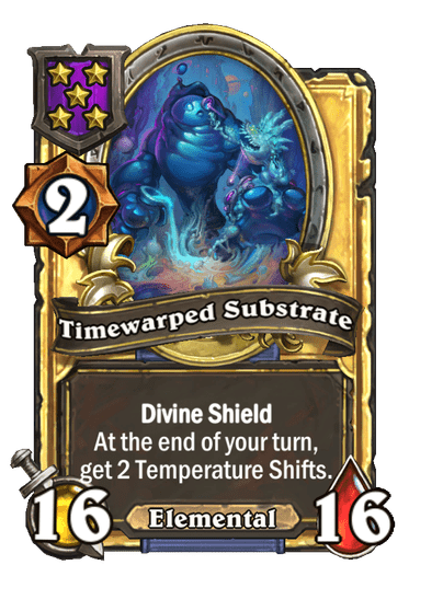 Timewarped Substrate Hearthstone kártya