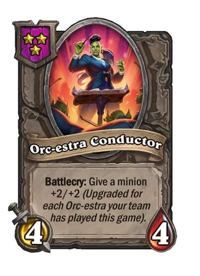 Orc-estra Conductor Hearthstone kártya