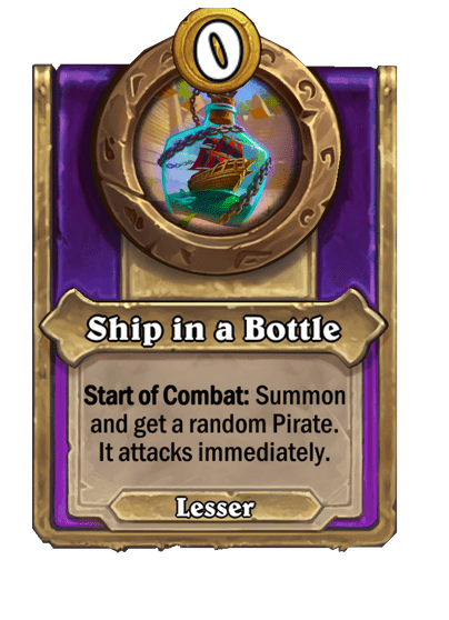 Ship in a Bottle