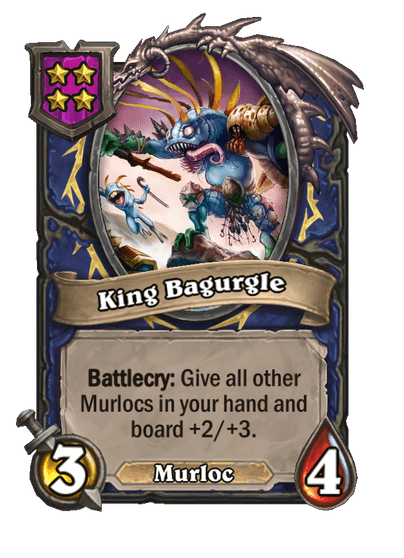King Bagurgle Hearthstone kártya