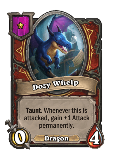 Dozy Whelp Hearthstone kártya