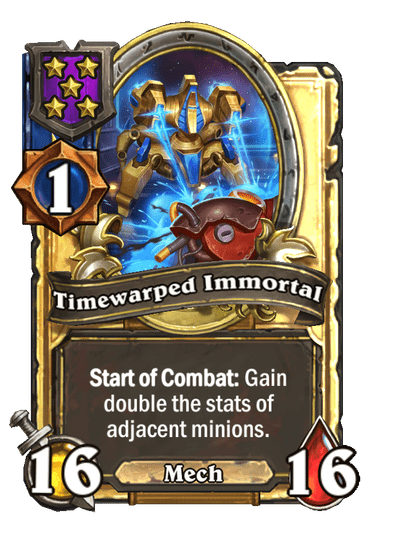 Timewarped Immortal Hearthstone kártya