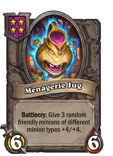 Menagerie Jug Hearthstone kártya