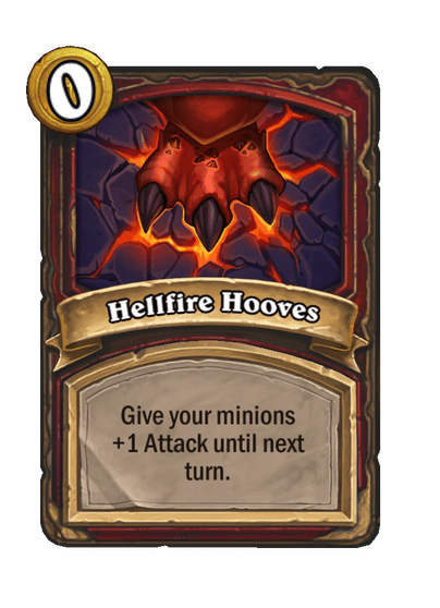 Hellfire Hooves Hearthstone kártya