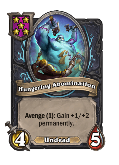 Hungering Abomination Hearthstone kártya