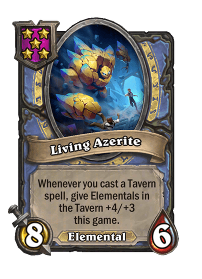 Living Azerite Hearthstone kártya