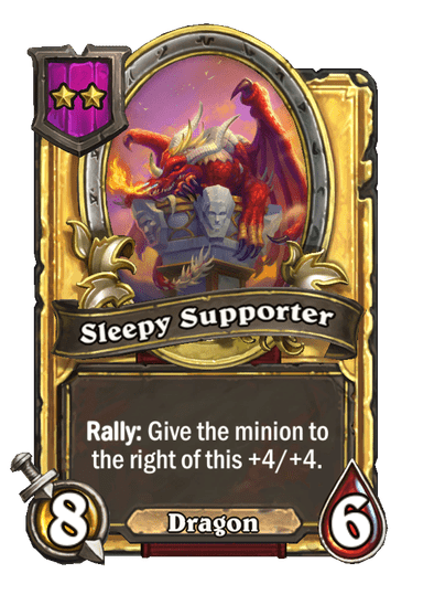Sleepy Supporter Hearthstone kártya