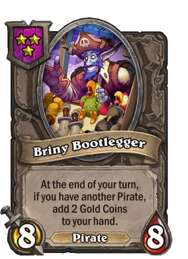 Briny Bootlegger Hearthstone kártya