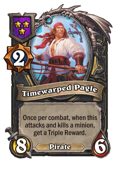 Timewarped Pagle Hearthstone kártya