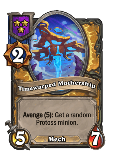 Timewarped Mothership Hearthstone kártya