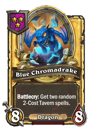 Blue Chromadrake Hearthstone kártya