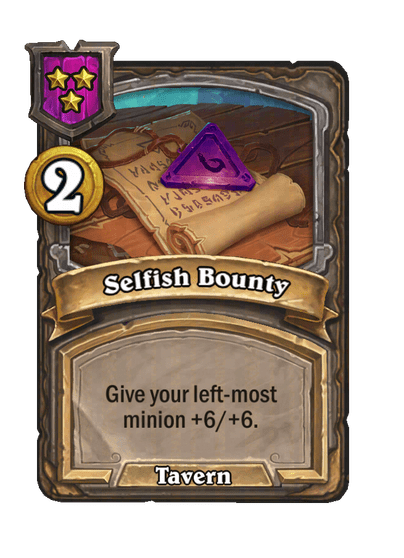 Selfish Bounty