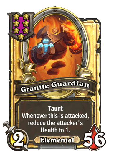 Granite Guardian Hearthstone kártya