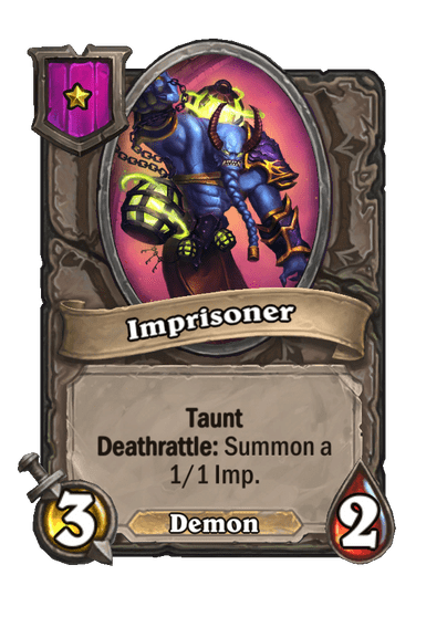 Imprisoner Hearthstone kártya
