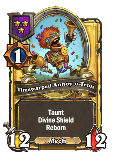 Timewarped Annoy-o-Tron Hearthstone kártya