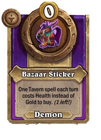 Bazaar Sticker