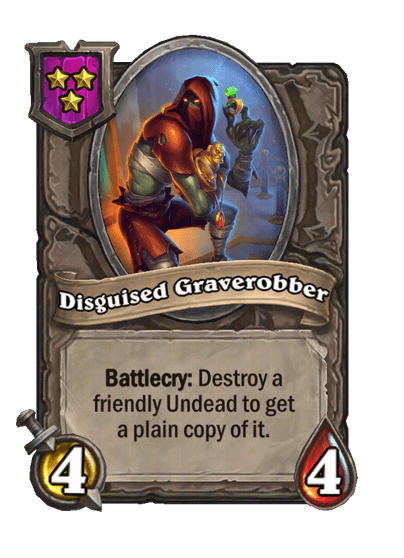 Disguised Graverobber Hearthstone kártya