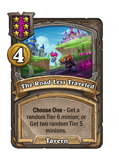 The Road Less Traveled Hearthstone kártya