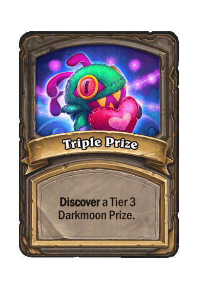 Triple Prize Hearthstone kártya