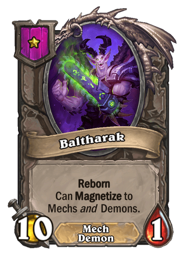Baltharak Hearthstone kártya