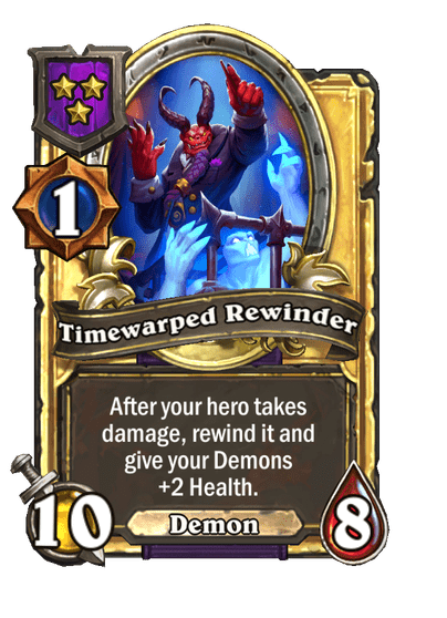 Timewarped Rewinder Hearthstone kártya