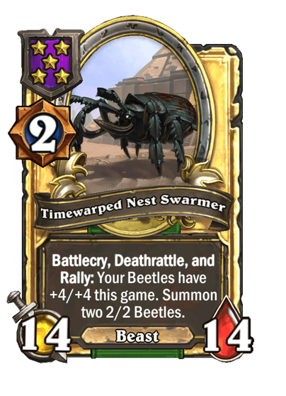 Timewarped Nest Swarmer Hearthstone kártya
