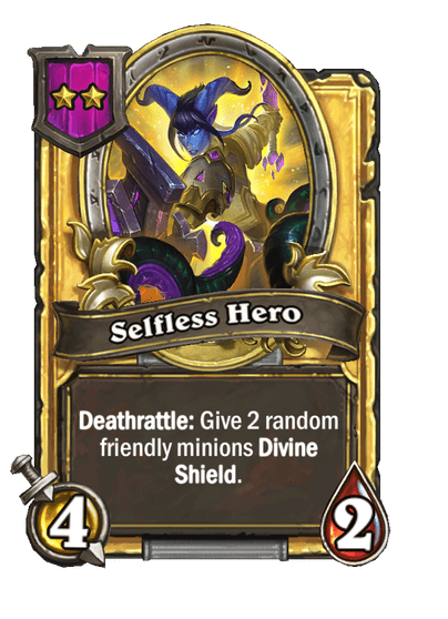 Selfless Hero Hearthstone kártya