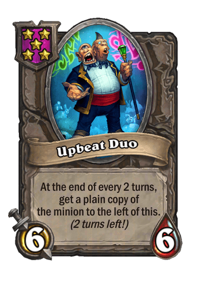 Upbeat Duo Hearthstone kártya