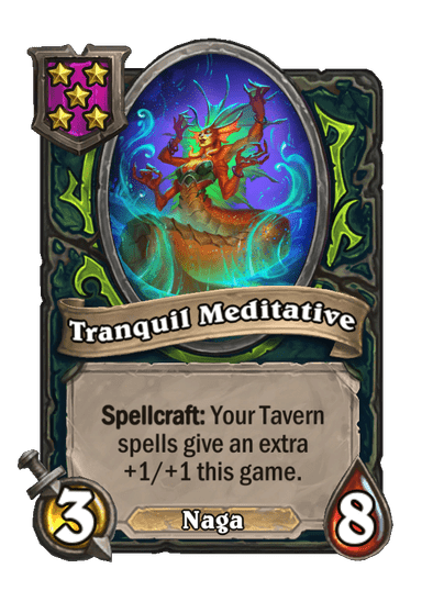 Tranquil Meditative Hearthstone kártya