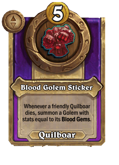 Blood Golem Sticker