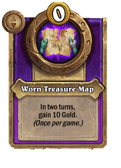 Worn Treasure Map