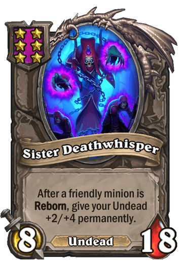 Sister Deathwhisper Hearthstone kártya