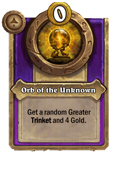 Orb of the Unknown Hearthstone kártya