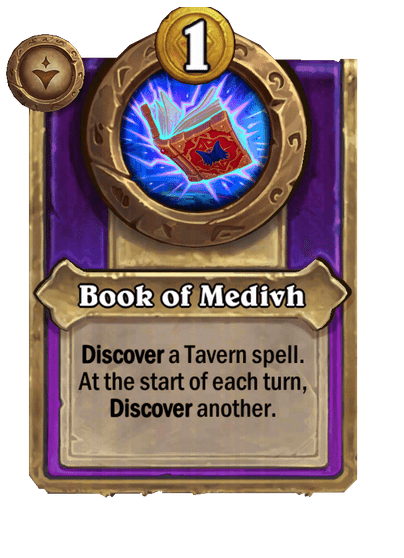 Book of Medivh Hearthstone kártya