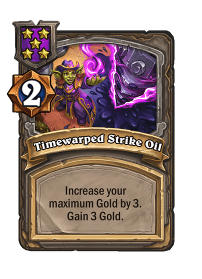 Timewarped Strike Oil