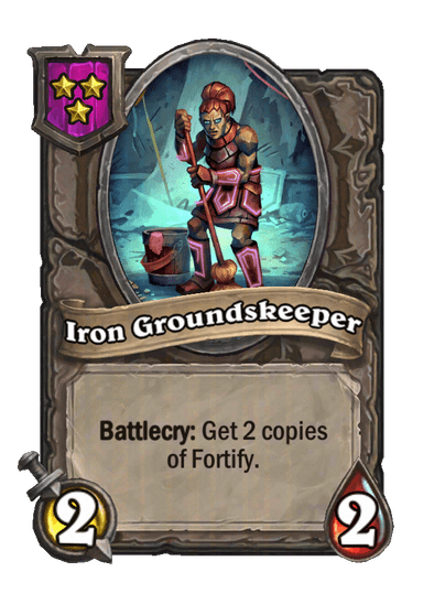 Iron Groundskeeper Hearthstone kártya