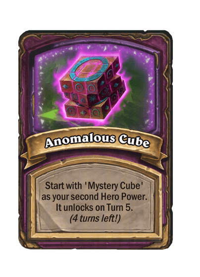 Anomalous Cube