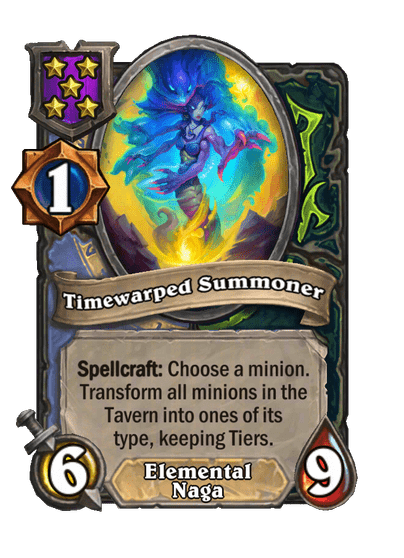 Timewarped Summoner Hearthstone kártya