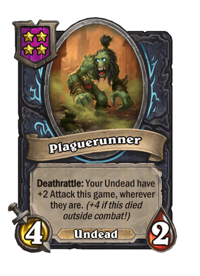 Plaguerunner Hearthstone kártya