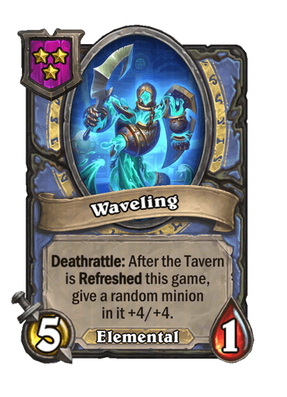 Waveling Hearthstone kártya