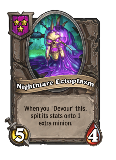 Nightmare Ectoplasm Hearthstone kártya