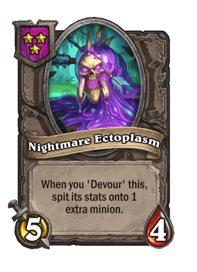 Nightmare Ectoplasm Hearthstone kártya