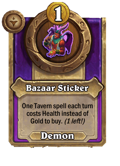Bazaar Sticker