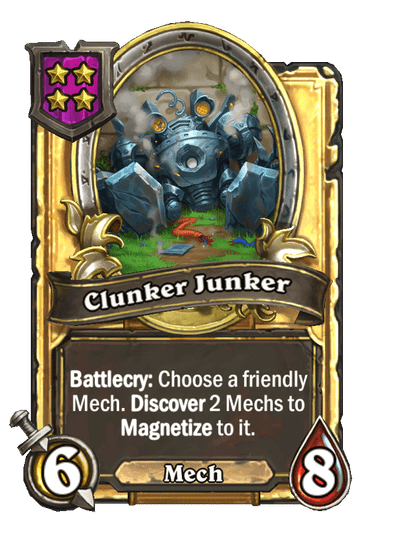 Clunker Junker Hearthstone kártya