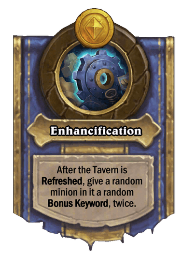 Enhancification Hearthstone kártya