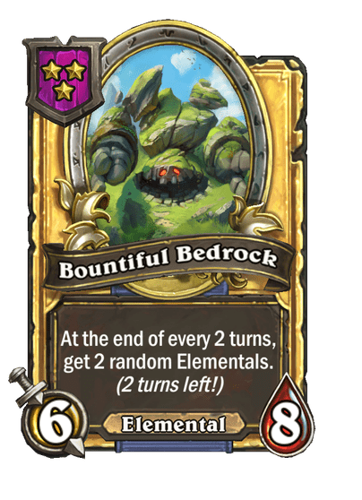 Bountiful Bedrock Hearthstone kártya