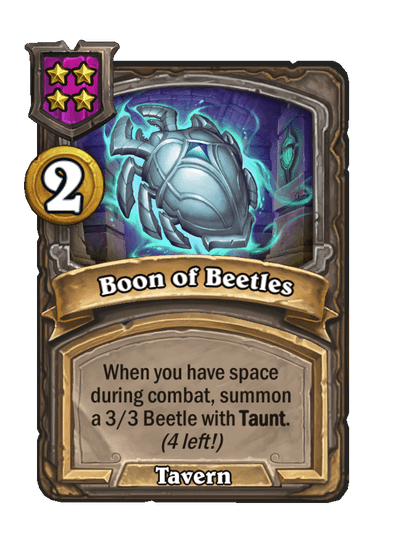 Boon of Beetles Hearthstone kártya